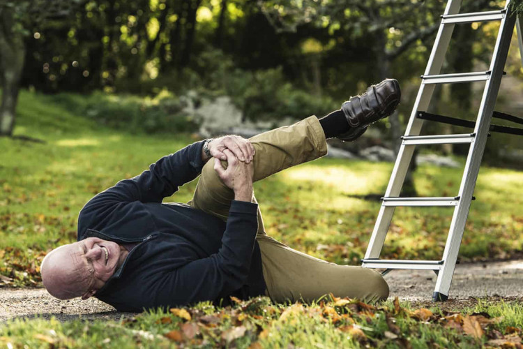 
During gutter maintenance, a person unfortunately falls off a ladder in batemansbay.