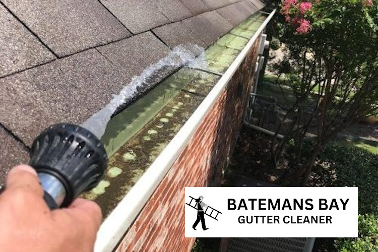 
Batemans Bay Gutter Cleaner`s Rinsing Perfection using Garden Hose